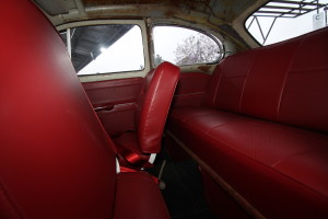 JC Vintage usually works on airplane interiors at Brown's Field.